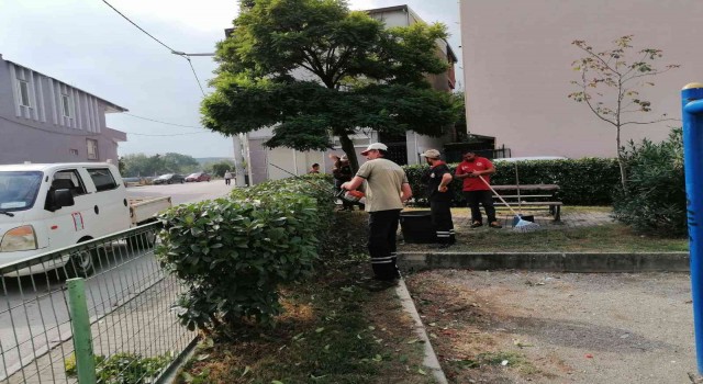 Gürsuda parklar yeşilin huzuruyla taçlanıyor