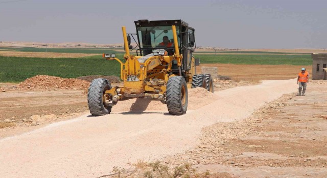 Haliliyede asfalt öncesi çalışmalar hız kazandı
