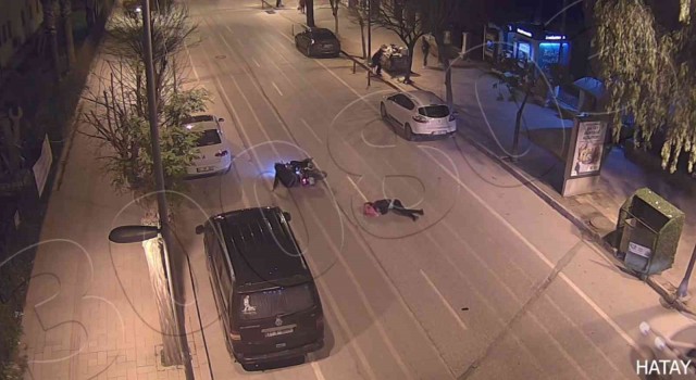 Hatayda trafik kazaları kamerada