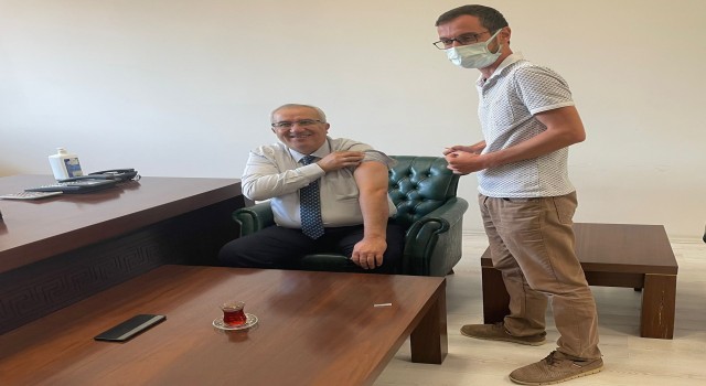 Hatırlatma dozunu yaptıran Başkan Arslandan çağrı