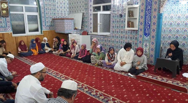 Hisarcıkta Yaz Kuran Kursu hatim programı