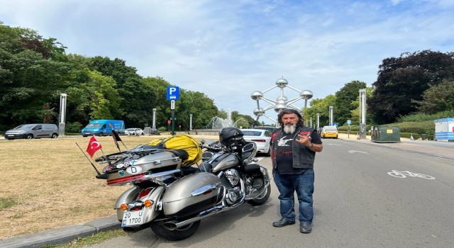 İki teker üstünde 17 bin 500 kilometre