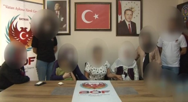 İkna Yoluyla teslim olan terörist Batmanda ailesiyle buluşturuldu