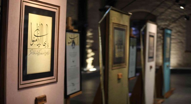 İman Ayetleri Hat Sergisi Konyada açıldı