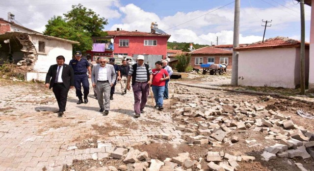 İnönü Belediyesi sel afetinin ardından yaraları sarıyor