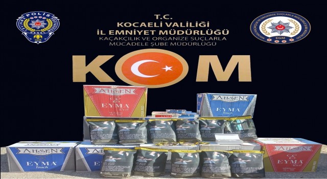 İş yerinde 120 bin dal bandrolsüz makaron ele geçirildi