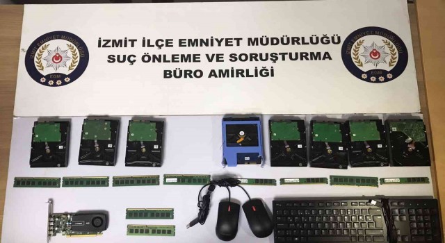 İşyerinden hırsızlık yapan 6 şahıs yakalandı