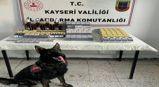 Jandarmadan kaçak sigara ve alkol operasyonu