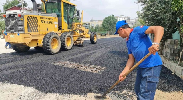 Kadirlide yol çalışmaları