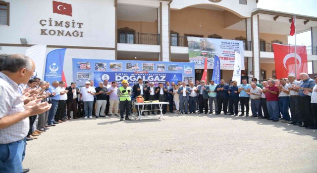 Kahramankazandaki köylere doğalgaz seferberliğinde son durak Çimşit köyü