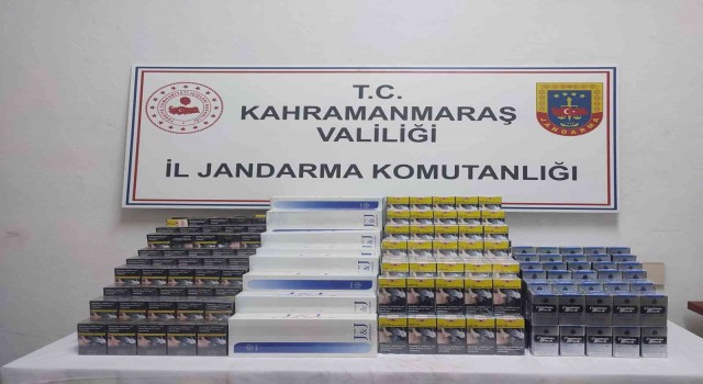 Kahramanmaraşta bin 630 paket kaçak sigara ele geçirildi