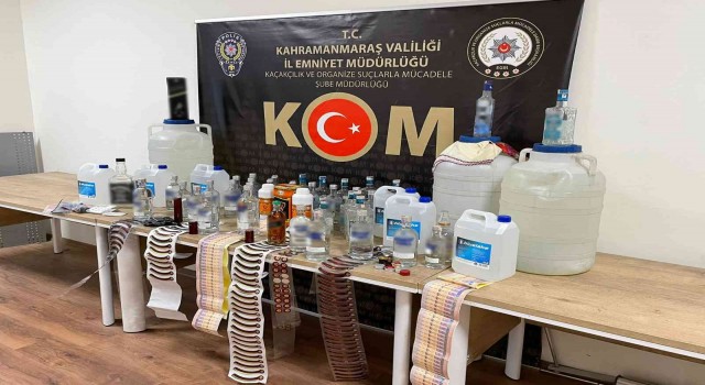 Kahramanmaraşta sahte alkol operasyonu