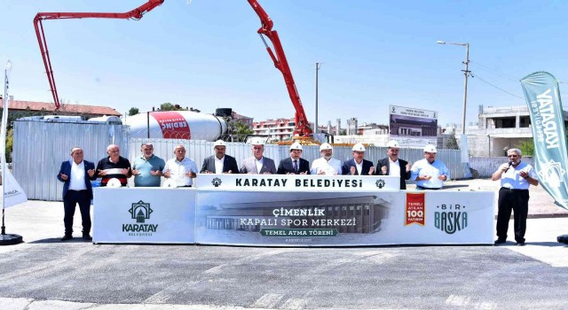 Karatayda Çimenlik Kapalı Spor Merkezinin temeli atıldı