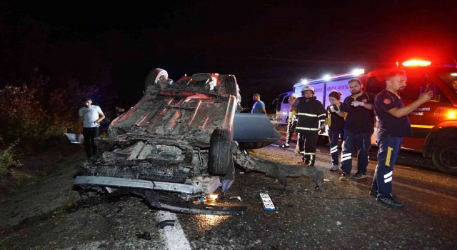 Kastamonuda feci kaza: 3 ölü, 5 yaralı