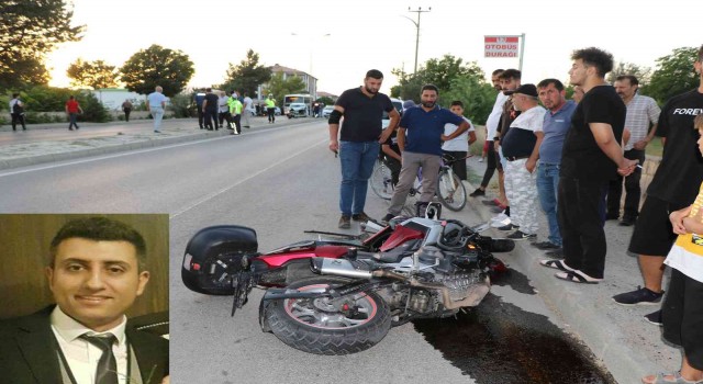 Kazada yaralanan motosiklet sürücüsü hastanede öldü