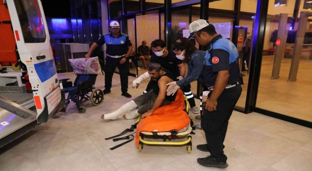 Kıbrısta yaralanan vatandaş deniz otobüsüyle Türkiyeye getirildi