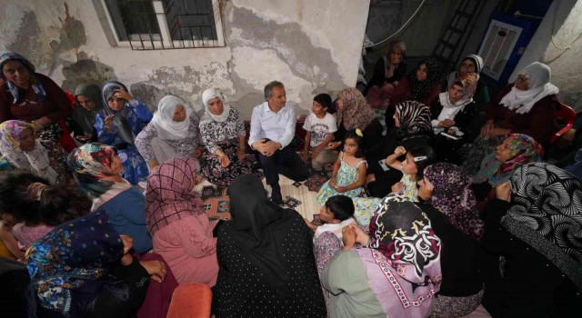 Kılınç, Bahçecik Mahallesindeki kadınlarla bir araya geldi