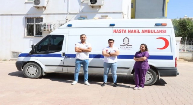 Kızıltepe Belediyesinin Hasta Nakil Ambulansı 4 bin hastaya hizmet verdi
