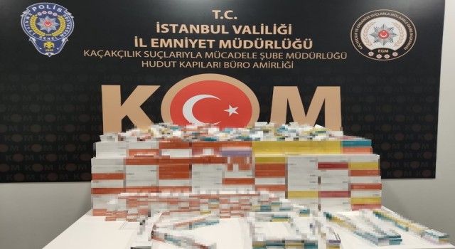 KKTCden İstanbula gelen yolcuların valizlerinden kaçak tütün ürünleri çıktı