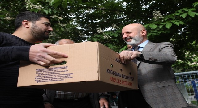 Kocasinan Belediyesinin dağıttığı fideler ürün verdi