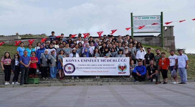 Konya Emniyeti Son Zaferin Mektupları projesi çerçevesinde gençleri tarihle buluşturdu