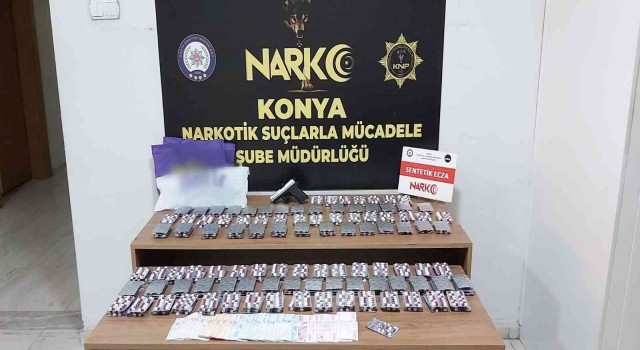 Konyada polise ateş açan zehir tacirleri tutuklandı