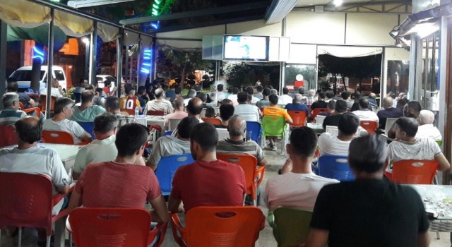 Köşkte futbolseverleri sevindiren uygulama