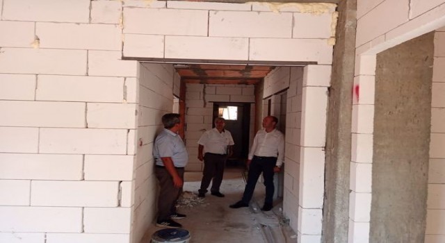 Köyceğizde orman yangın ekip binası yapılıyor