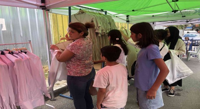 Küçükçekmecede ihtiyaç sahiplerine kıyafet yardımı yapıldı