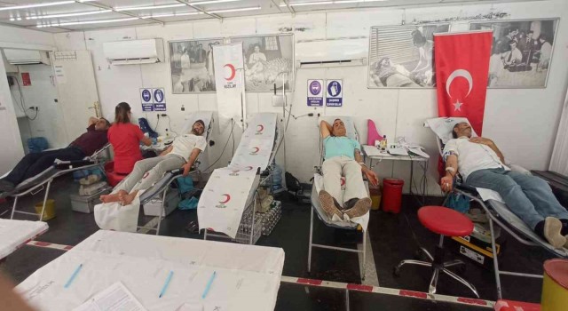 Kulpta kan bağışı kampanyasında 105 ünite kan toplandı