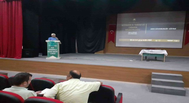 Kütahyada Okul Müdürlerine “Gıda Güvenilirliği” eğitimi