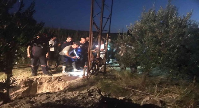 Kuyuya düşen çocuğu kurtarmak için seferber oldular