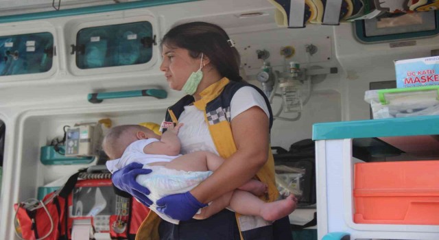 Kuzey Marmara Otoyolunda bariyerlere çarpan otomobil 100 metreden şarampole uçtu