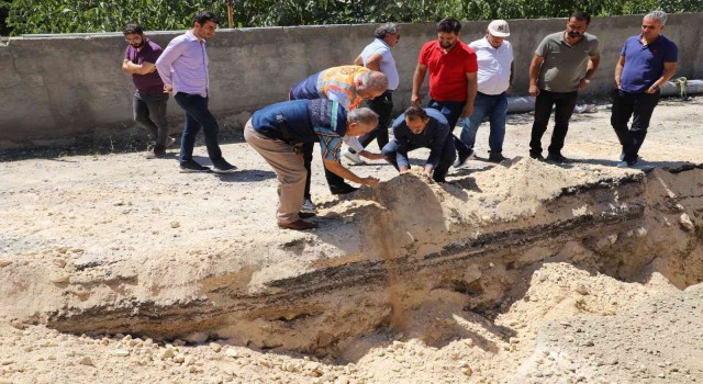 Licede altyapı ve içme suyu çalışmaları sürüyor