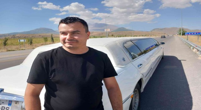 Limuzin ile Paristen memleketine geldi