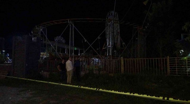 Lunapark kazası: 1 ölü, 3 yaralı