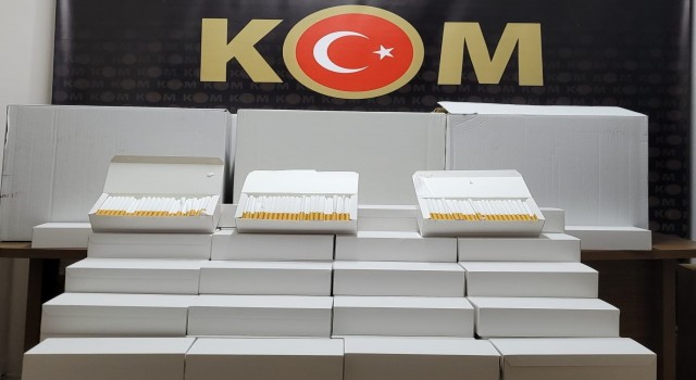 Malatyada 210 bin kaçak makaron ele geçirildi
