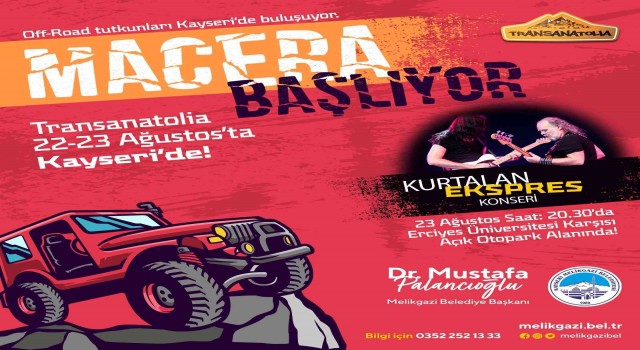Melikgaziden Kurtalan Ekspres konserine davet