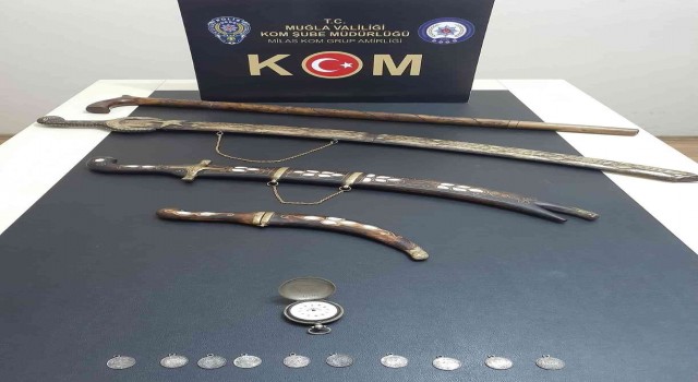Milas KOM ekiplerinden tarihi eser operasyonu