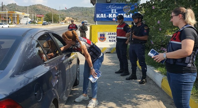 Milasta 475 araç sürücüsü ve yolcular bilgilendirildi