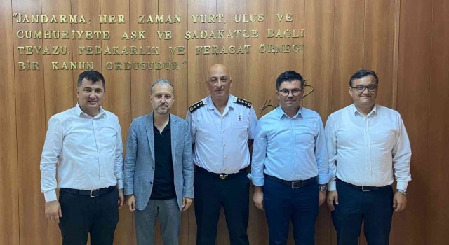 Müdürlerden, Albay Kılıça hayırlı olsun ziyareti