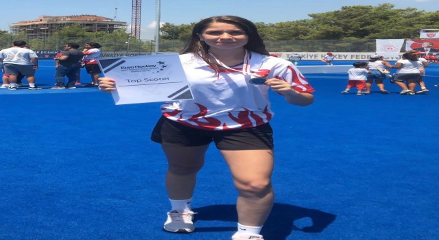 Muğlalı hokeyci Sude Nur Avrupa Şampiyonasının gol kraliçesi oldu