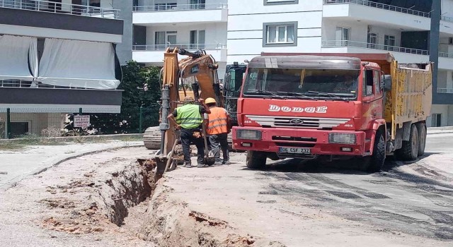 Mutta doğalgaz altyapı çalışması başladı