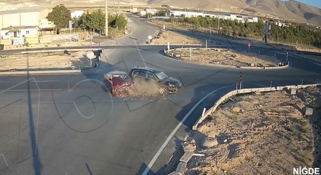 Niğdede ki kazalar Kent Güvenlik Yönetim Sistemi kameralarında
