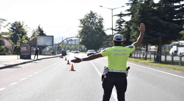 Orduda bir haftada yaklaşık 9 bin araç denetlendi