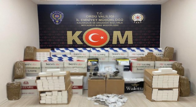 Orduda kaçak tütün operasyonu