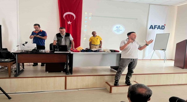 Orman İşletme Müdürlüğü ile AFADdan ortak yangın müdahale eğitimi