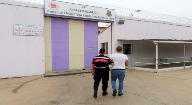 Osmaniyede 4 yıl hapis cezasıyla aranan hükümlü yakalandı
