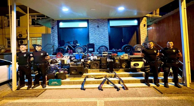 Osmaniyede çalıntı malların olduğu adrese baskın