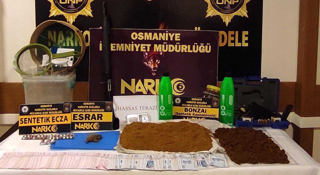 Osmaniye’de narkotik operasyonlarında 5 kişi tutuklandı